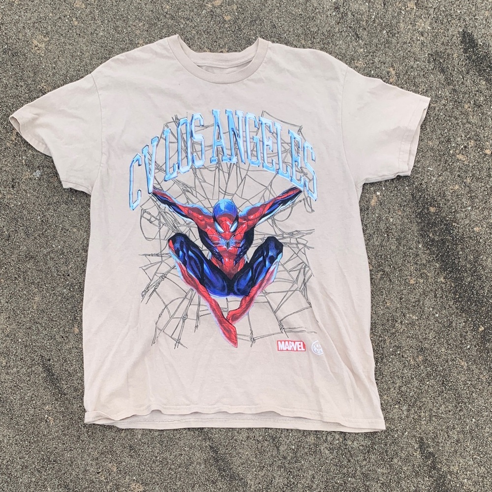 Marvel Spider-Man Graphic Tee - Beige, Red, Blue